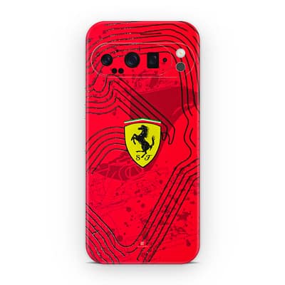 Pixel 9 Pro XL Ferrari's Blaze 3D Skin WrapitSkin