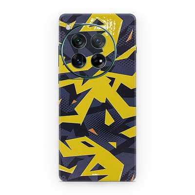 OnePlus 12 Abstract Yellow 3D Skin WrapitSkin