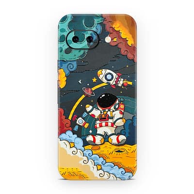 Pixel 9A Flight Planet 3D Skin WrapitSkin
