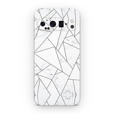 Pixel 9 Pro Marble Grid 3D Skin WrapitSkin