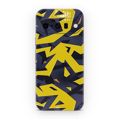Pixel 10 Abstract Yellow 3D Skin WrapitSkin