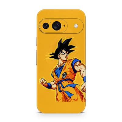 Pixel 9 Goku Yellow 3D Skin WrapitSkin