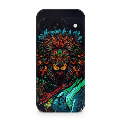 Pixel 9 Fierce Lion 3D Skin WrapitSkin