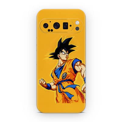 Pixel 9 Pro XL Goku Yellow 3D Skin WrapitSkin