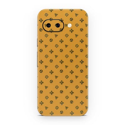 Pixel 9A Yellow Danger 3D Skin WrapitSkin