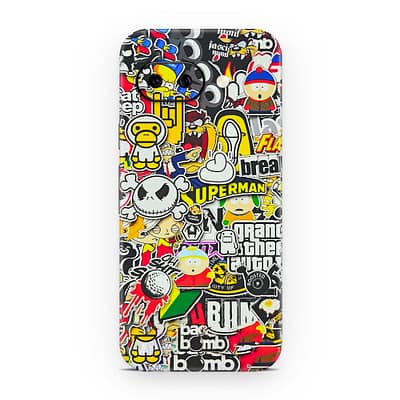 Pixel 9A Sticker Bomb 3D Skin WrapitSkin