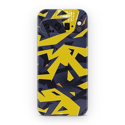 Pixel 9 Pro XL Abstract Yellow 3D Skin WrapitSkin