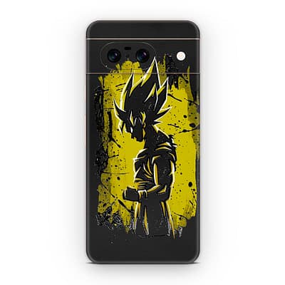 Pixel 8 Goku Spirit 3D Skin WrapitSkin