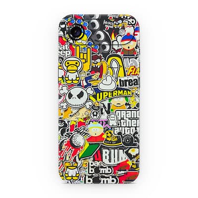 iPhone Air Sticker Bomb 3D Skin WrapitSkin