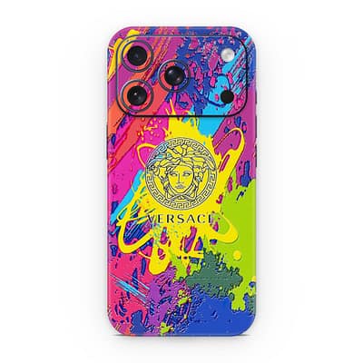 iPhone 17 Pro Versace Colorful 3D Skin WrapitSkin