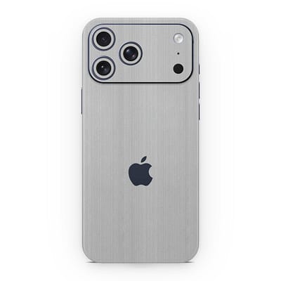 iPhone 17 Pro Max Brushed Metal Skins WrapitSkin