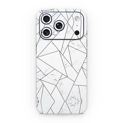 iPhone 17 Pro Marble Grid 3D Skin WrapitSkin