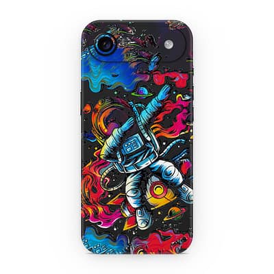 iPhone Air Trippy Astronaut 3D Skin WrapitSkin