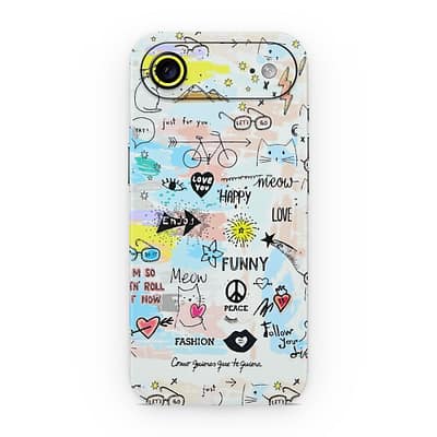 iPhone Air Doodles 3D Skin WrapitSkin