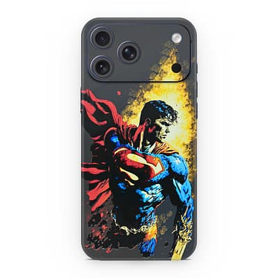 iPhone 17 Pro Max Superman Comic 3D Skin WrapitSkin