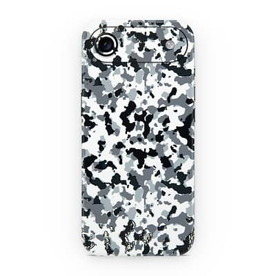iPhone Air Snow Camo 3D Skin WrapitSkin