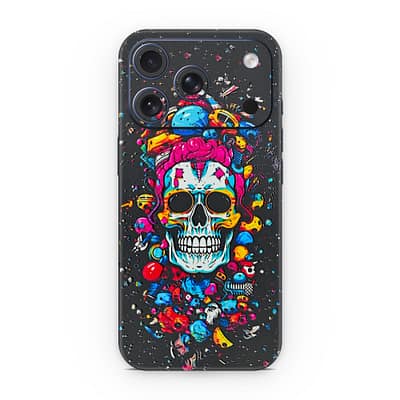 iPhone 17 Pro Skull 3D Skin WrapitSkin