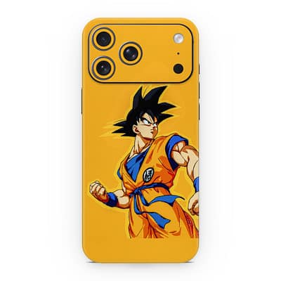 iPhone 17 Pro Max Goku Yellow 3D Skin WrapitSkin