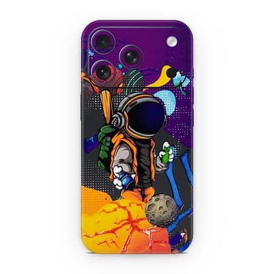 iPhone 17 Pro Space Doodler 3D Skin WrapitSkin