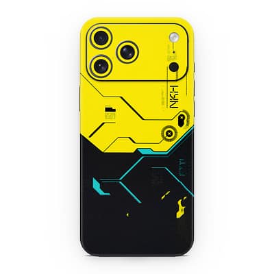 iPhone 17 Pro Max Cyberpunk City 3D Skin WrapitSkin