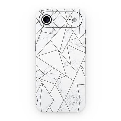 iPhone Air Marble Grid 3D Skin WrapitSkin