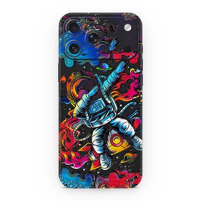 iPhone 17 Pro Max Trippy Astronaut 3D Skin WrapitSkin
