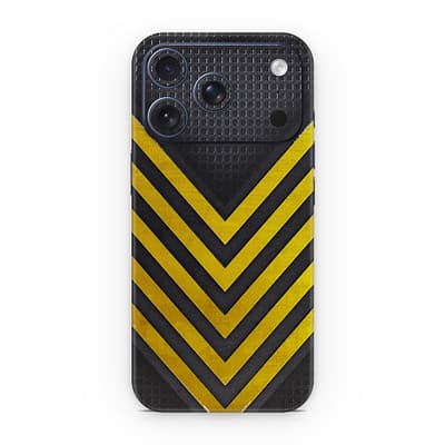 iPhone 17 Pro Arrows Yellow 3D Skin WrapitSkin