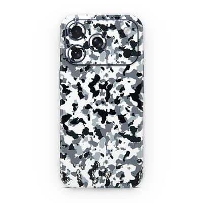 iPhone 17 Pro Snow Camo 3D Skin WrapitSkin