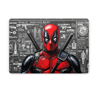 Macbook Pro 15'' (2018-2019) DeadPool Skin WrapitSkin