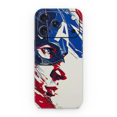 iPhone 17 Pro Captain America 3D Skin WrapitSkin