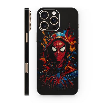 iPhone 16 Pro Max SpiderMan Splash 3D Skin WrapitSkin