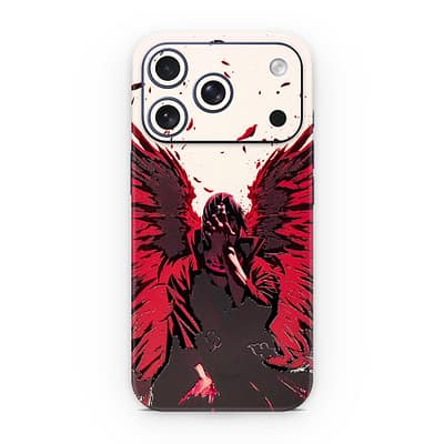 iPhone 17 Pro Crimson Angel 3D Skin WrapitSkin