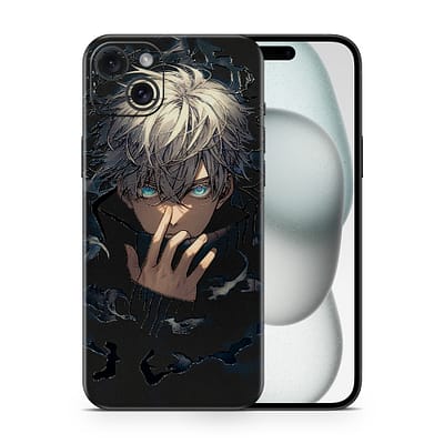 iPhone 15 Satoru Gojo 3D Skin WrapitSkin