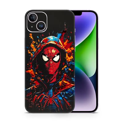 iPhone 14 Plus SpiderMan Splash 3D Skin WrapitSkin