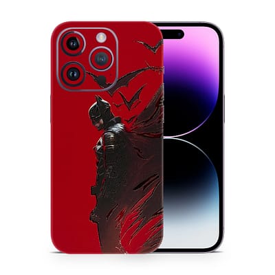 iPhone 14 Pro Max Red Knight 3D Skin WrapitSkin