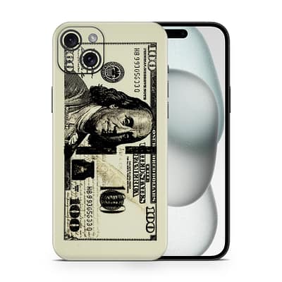 iPhone 15 Dollar Bill 3D Skin WrapitSkin
