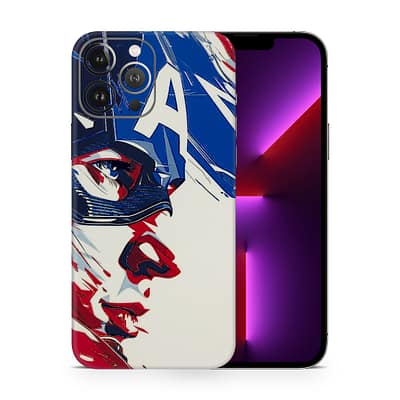 iPhone 13 Pro Max Captain America 3D Skin WrapitSkin