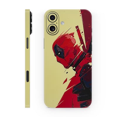 iPhone 16 Plus Deadpool Art 3D Skin WrapitSkin