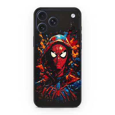 iPhone 17 Pro Max SpiderMan Splash 3D Skin WrapitSkin