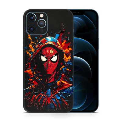 iPhone 12 Pro Max SpiderMan Splash 3D Skin WrapitSkin