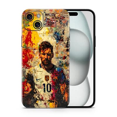 iPhone 15 Plus Lionel Messi 3D Skin WrapitSkin
