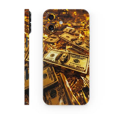 iPhone 16 Golden Dollar 3D Skin WrapitSkin