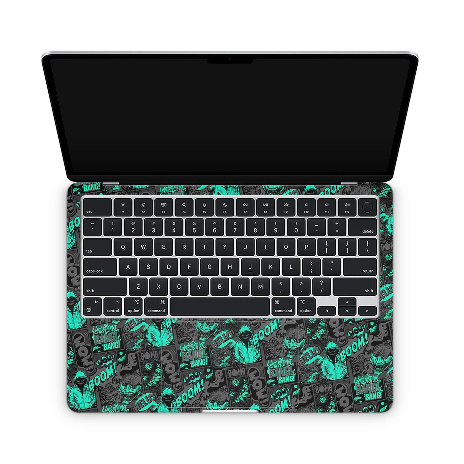 Macbook air 13. 6'' m2 2022 boom bang skin | wrapitskin