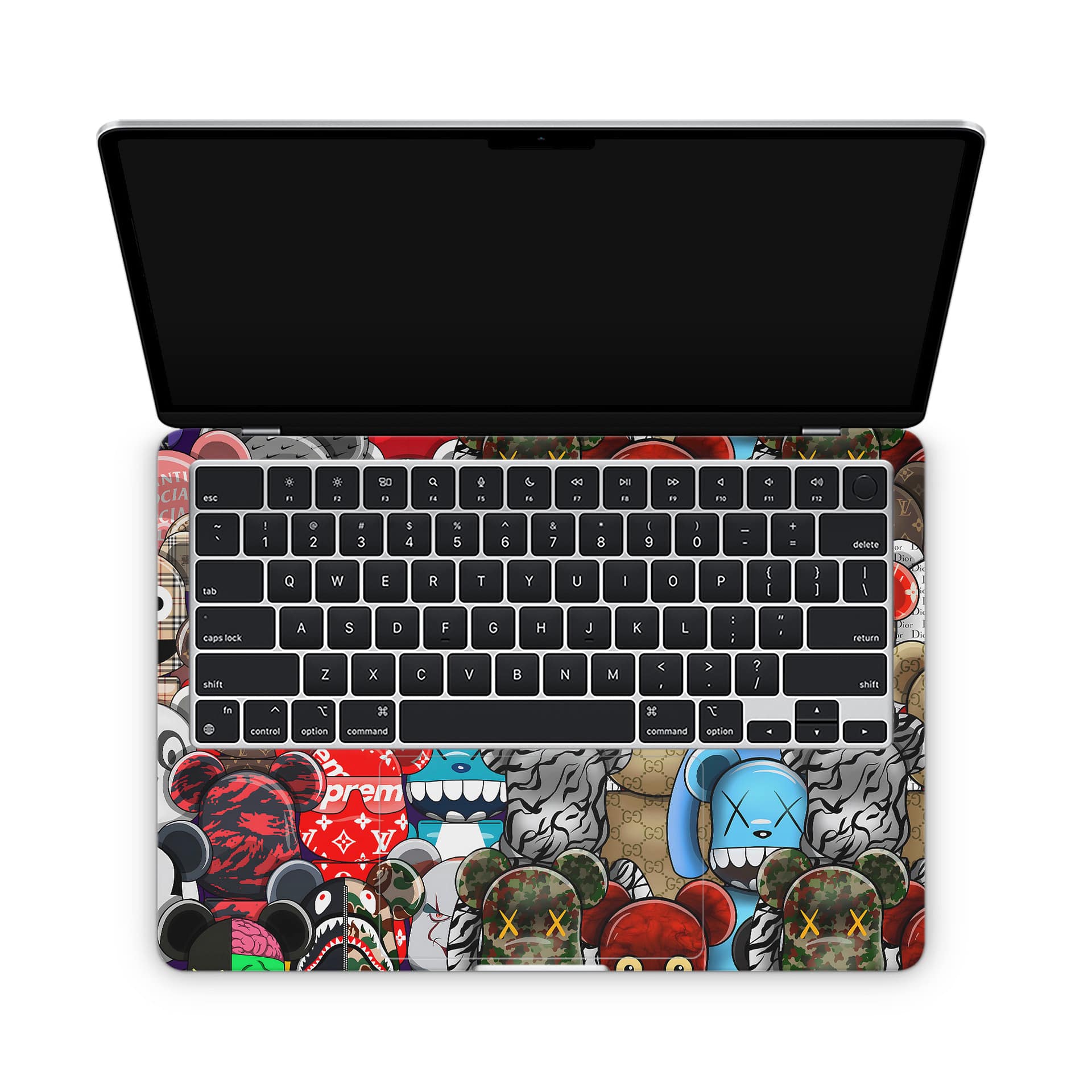 Macbook air 13. 6'' m2 2022 fuzzy frenzy skin | wrapitskin
