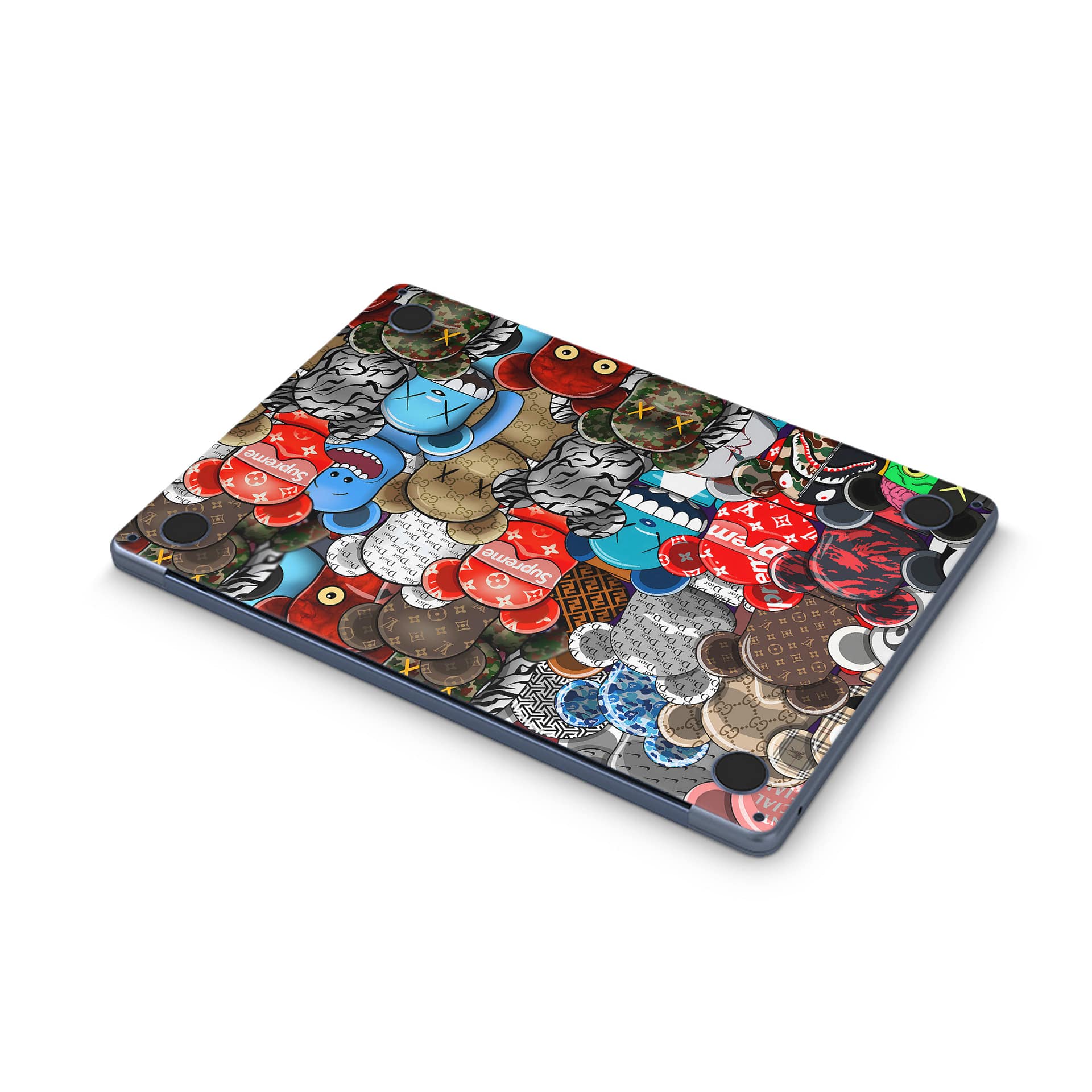 Macbook air 13. 6'' m2 2022 fuzzy frenzy skin | wrapitskin