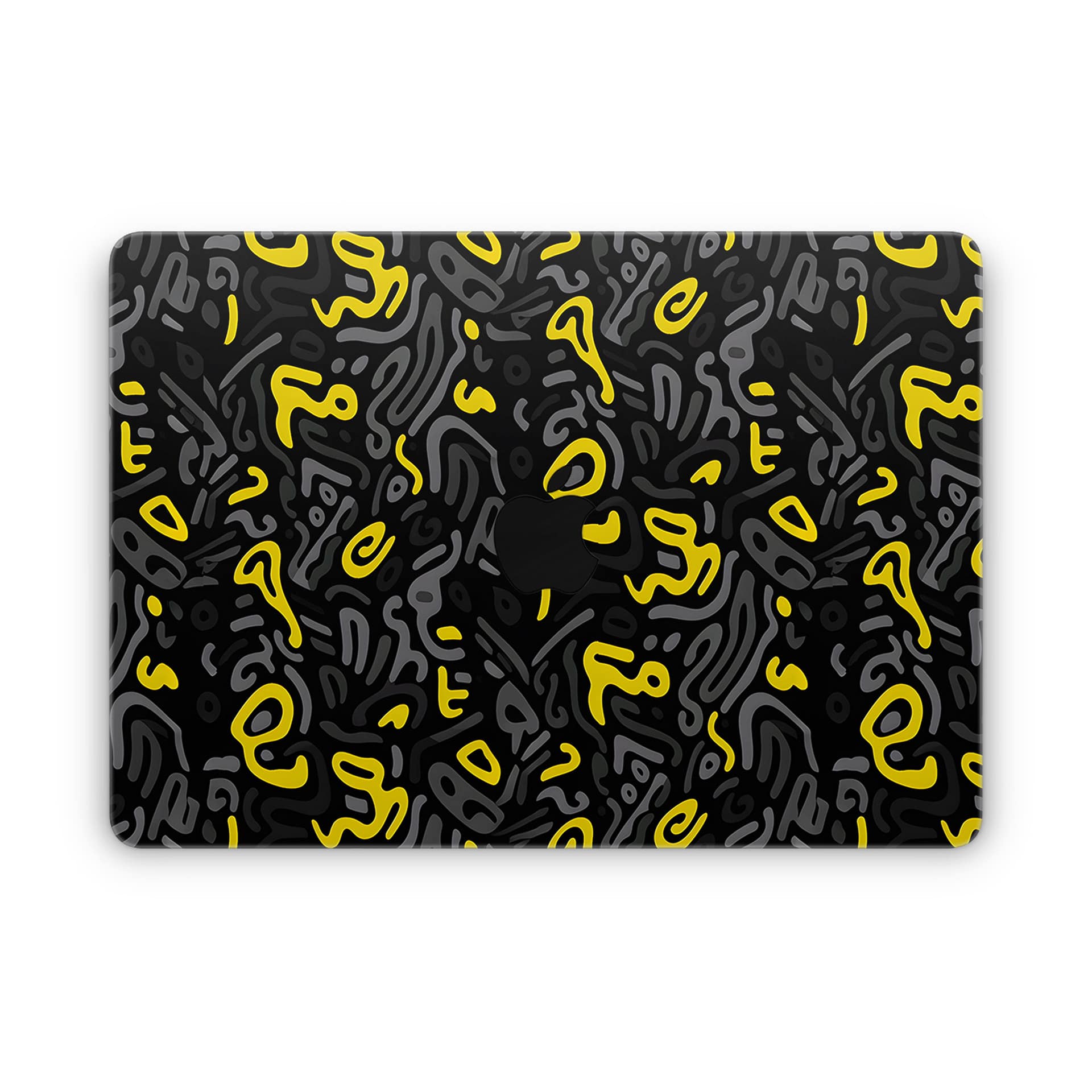 MacBook Air 13.6'' M2 2022 Yellow Grooves Skin WrapitSkin