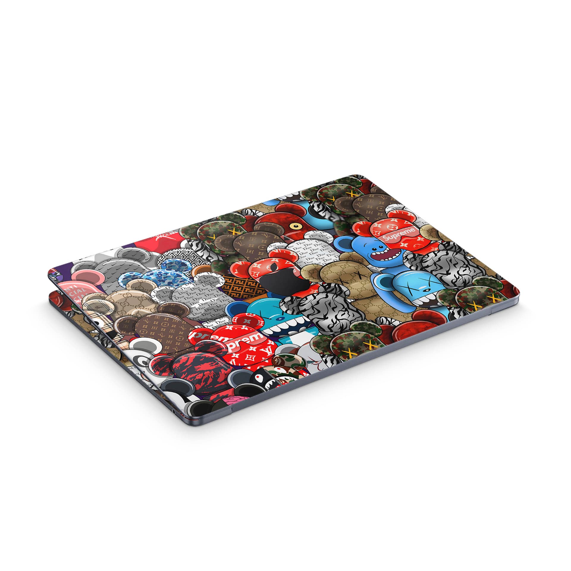 Macbook air 13. 6'' m2 2022 fuzzy frenzy skin | wrapitskin