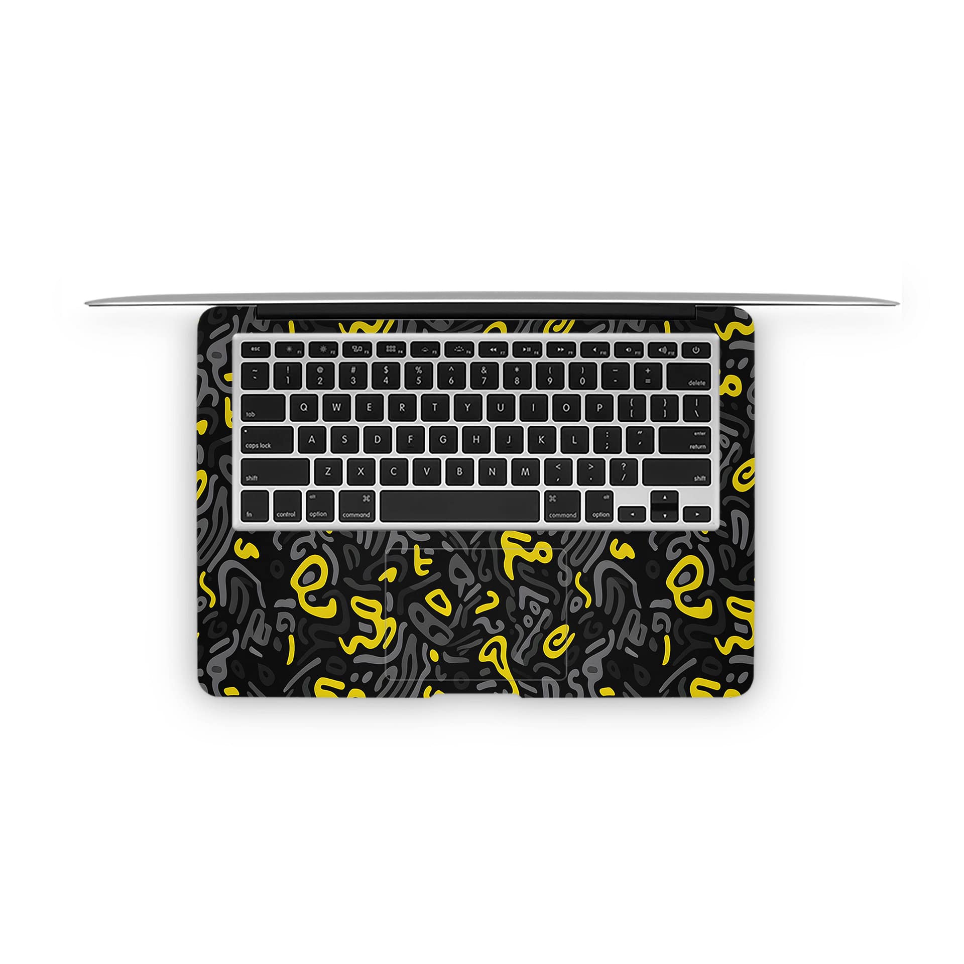 Macbook air 13” (2010-2017) yellow grooves skin | wrapitskin