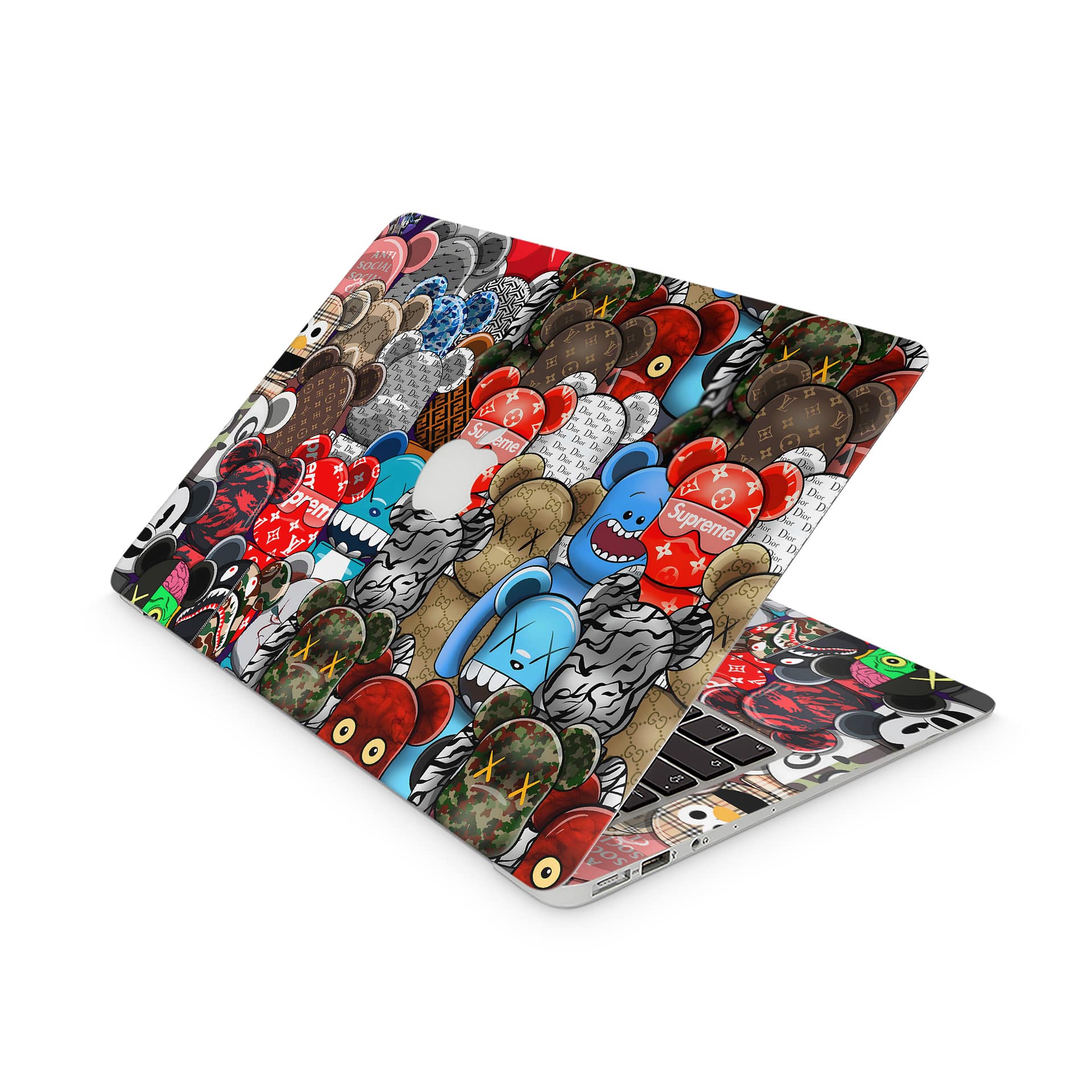 Macbook air 13” (2010-2017) fuzzy frenzy skin | wrapitskin