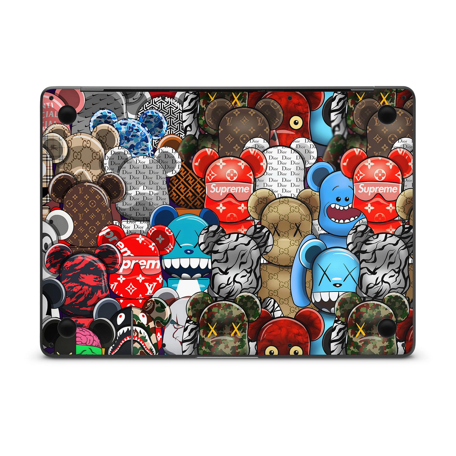 Macbook air 13” (2010-2017) fuzzy frenzy skin | wrapitskin